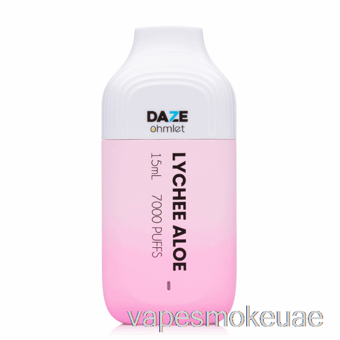 Vape Uae 7 Daze Ohmlet 7000 ليتشي الألوة القابل للتصرف